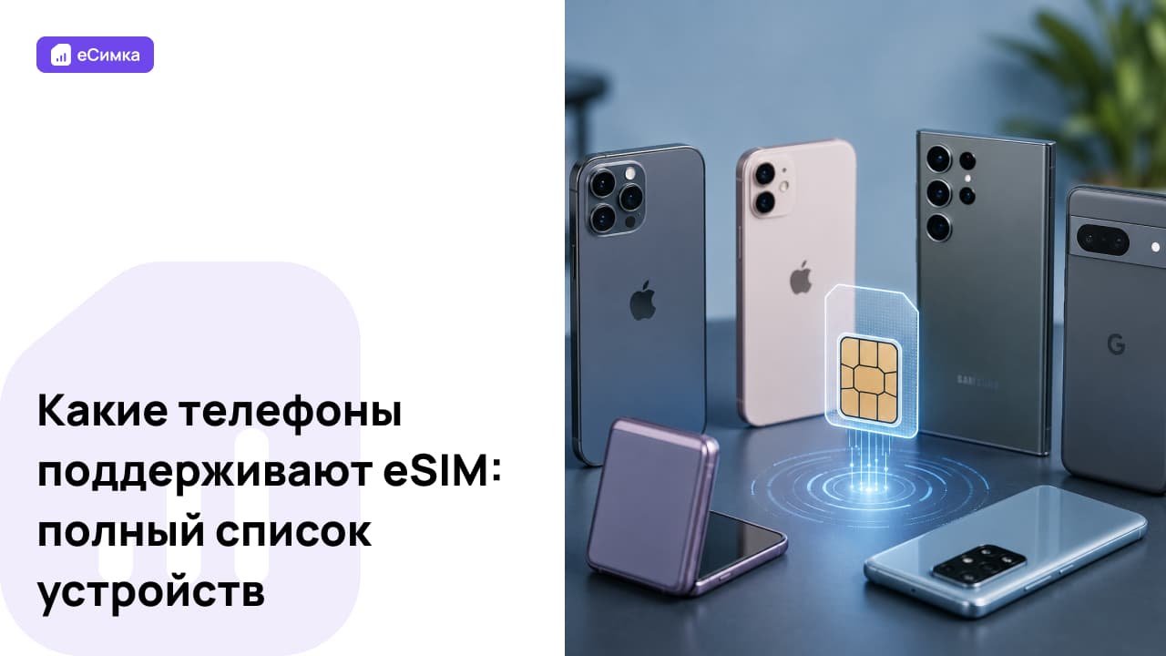 Какие телефоны поддерживают eSIM