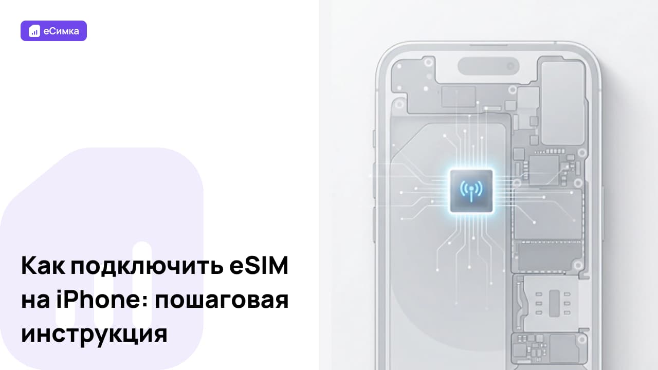 Как подключить eSIM на iPhone